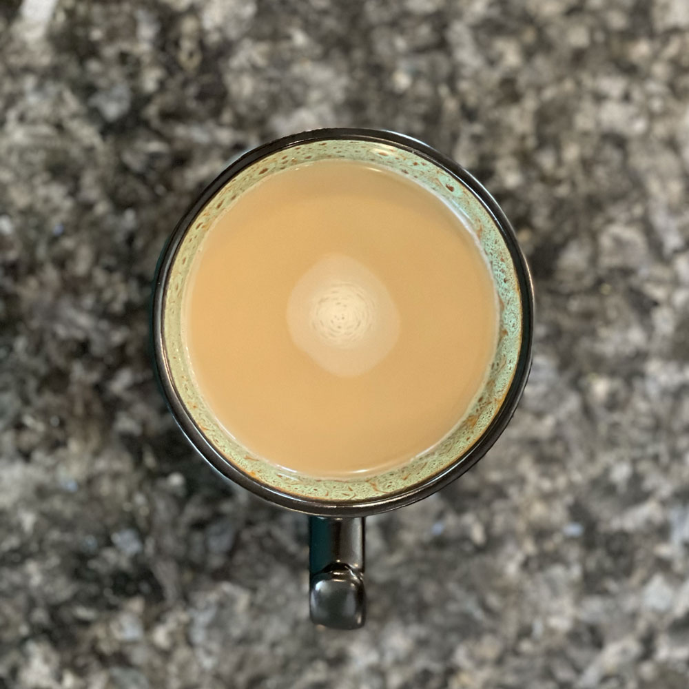 Hazelnut Tea — look at that color!