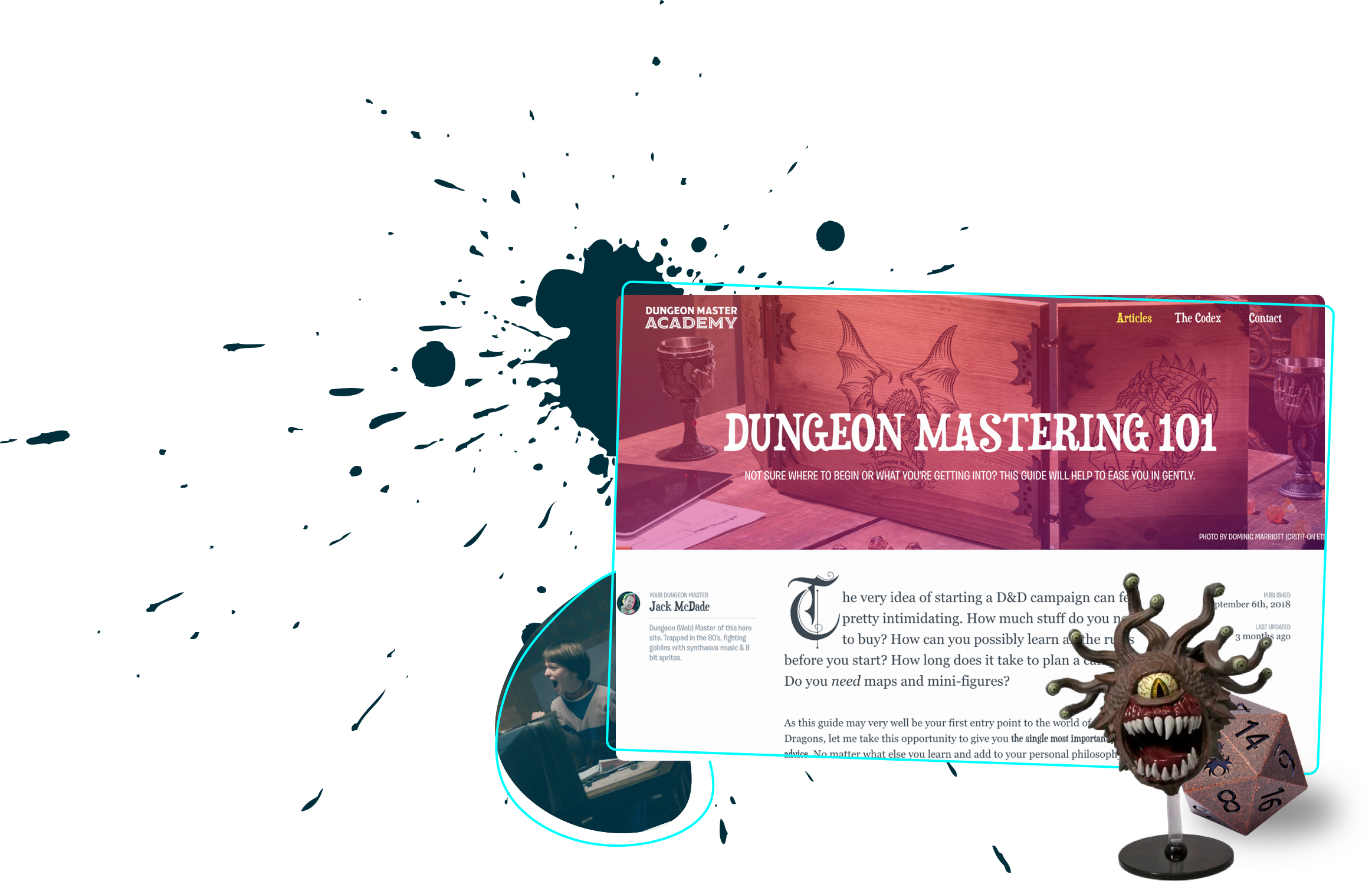 Dungeon Master Academy Website